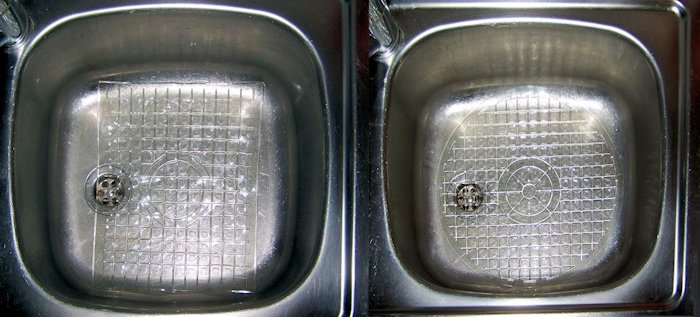 Spülbeckenmatte Spülbecken Schutz Einlage rechteckig oder rund ca. 30